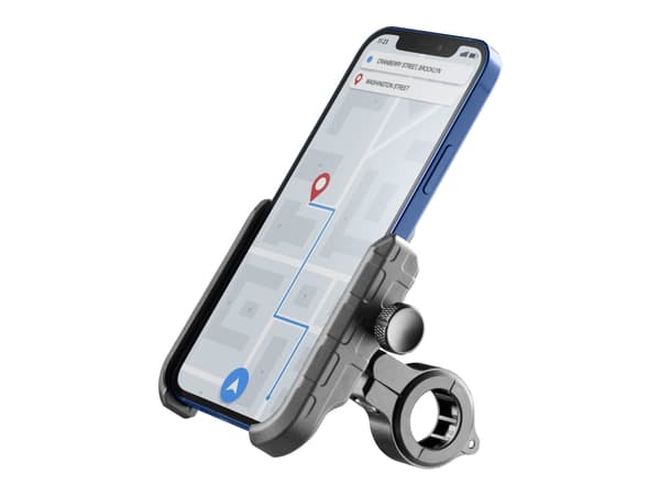 Cellularline 8018080414268, Mobiltelefon/smarttelefon, Passiv holder, Sykkel, Motorsykkel, Sort Sort
