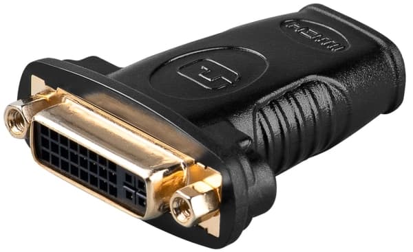 goobay - Video adapter - DVI-I hunn til HDMI hunn