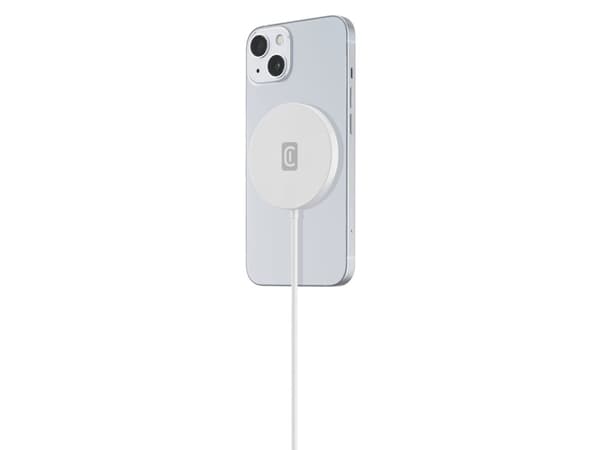 Cellularline MagSafe Wireless Charger Mag - Ladegerät (60014) Hvit