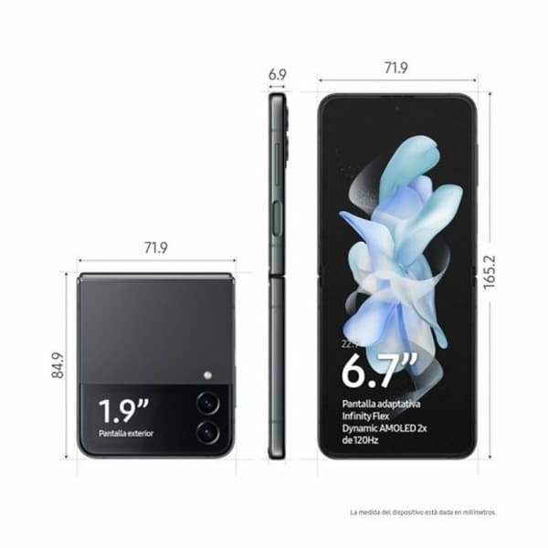 Smarttelefoner Samsung Galaxy Z Flip4 Grå 512 GB Octa Core 8 GB RAM 6,7"