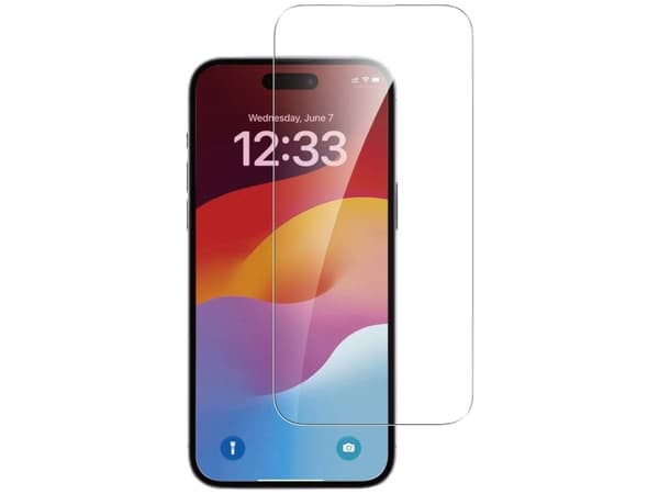 4smarts 540596, Apple, iPhone 15 Pro Max, Luodinkestävä, Naarmuuntumisenkestävä, Läpinäkyvä, 1 kpl