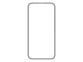Miniatyrbilde 3 av 5: Vivanco 63938, Apple, iPhone 15 Pro, Skittbestandig, Slagbestandig, Ripebestandig, Knusesikker, Sort, Gjennomsiktig, 1 stykker