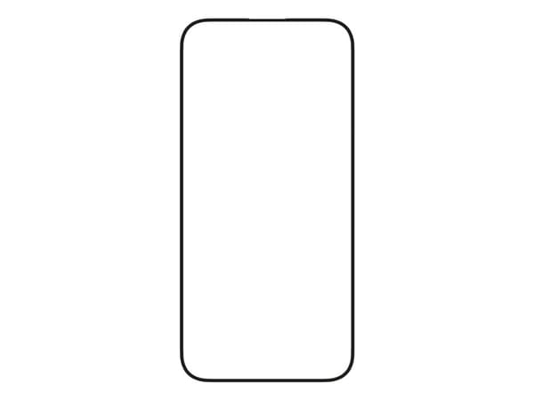 Vivanco 63938, Apple, iPhone 15 Pro, Skittbestandig, Slagbestandig, Ripebestandig, Knusesikker, Sort, Gjennomsiktig, 1 stykker