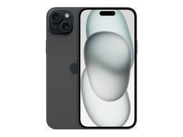 Apple iPhone 15 Plus - 5G smartphone - dual-SIM / Internminne 256 GB - OLED-skärm - 6.7" - 2796 x 1290 pixels - 2 bakre kameror 48 MP, 12 MP - front