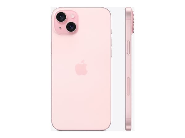 Apple iPhone 15 Plus - 5G smartphone - dual-SIM / Internminne 256 GB - OLED-skärm - 6.7" - 2796 x 1290 pixels - 2 bakre kameror 48 MP, 12 MP - front