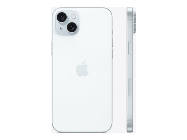Apple iPhone 15 Plus - 5G smartphone - dobbelt-SIM / Internminne 128 GB - OLED-display - 6.7" - 2796 x 1290 pixels - 2x bakkameraer 48 MP, 12 MP - fr