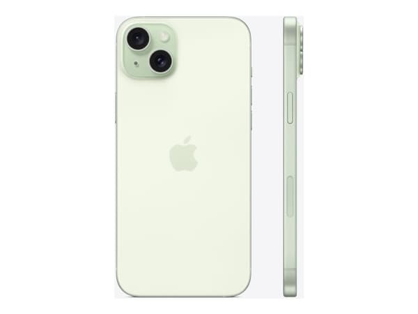 Apple iPhone 15 Plus - 5G smartphone - dobbelt-SIM / Internminne 256 GB - OLED-display - 6.7" - 2796 x 1290 pixels - 2x bakkameraer 48 MP, 12 MP - fr