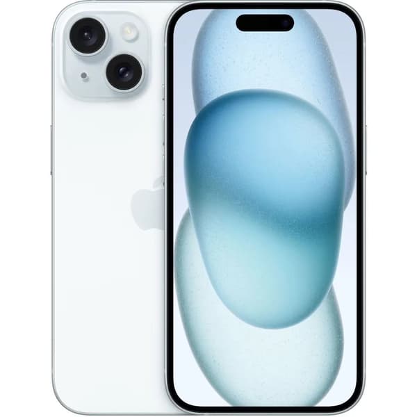 Apple iPhone 15 , 15,5 cm (6,1"), 2556 x 1179 pikseliä, 512 GB, 48 MP, iOS 17, sininen Sininen