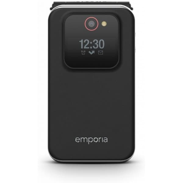 Emporia JOY 4G foldbar mobiltelefon, sort