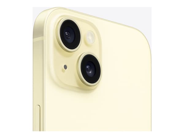 Apple iPhone 15 - 5G smartphone - dual-SIM / Internminne 128 GB - OLED-skärm - 6.1" - 2556 x 1179 pixlar - 2 bakre kameror 48 MP, 12 MP - front camer