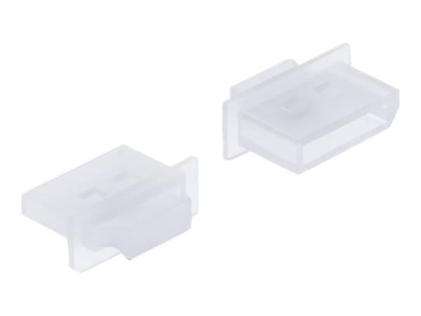 Delock - Støvdeksel - for DisplayPort female - gjennomsiktig (en pakke 10)