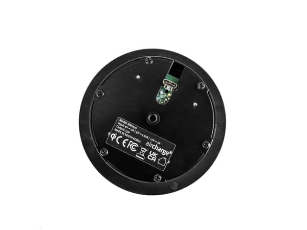 Bachmann 934.004, Innendørs, USB, 12 V, Trådløs lading, 2 m, Sort