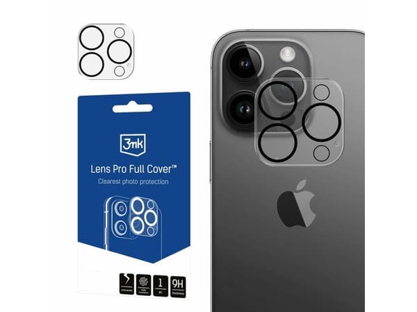 3MK Lens Pro Full Cover, iPhone 12 Pro Max, 1 styck