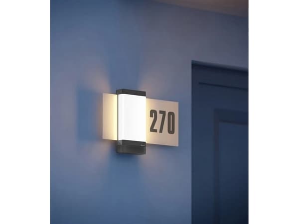 Steinel LED numerisk armatur med bevegelses- og skumringssensor og Bluetooth L270 digi SC
