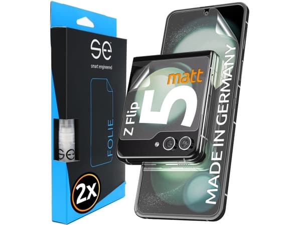 Smart Engineered SE0-F0102-0409-23-M, Samsung, Galaxy Z Flip, Transparent, 2 styck