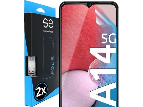 Smart Engineered SE0-F0101-0398-23-M, Samsung, Galaxy A14 5G, Gjennomsiktig, 2 stykker