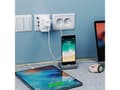 Miniatyrbilde 2 av 5: Techly Techly reiseadapter EU/UK/USA Strømplugger Lader 3x USB