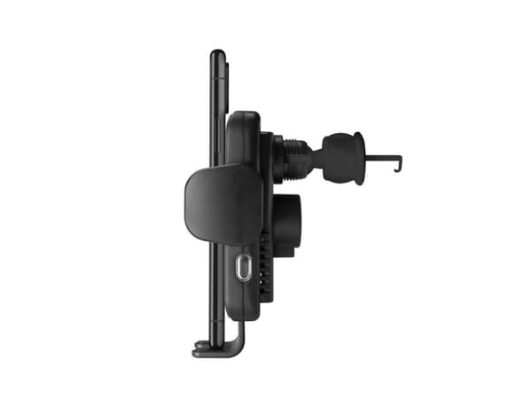 SBS Automatic Car Holder with QI Fast Charger 15W, Mobiltelefon / smartphone, Active-hållare, Bil/inomhus, Svart