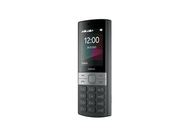 Nokia 150, Meny, Single SIM, 6,1 cm (2,4"), 0,3 MP, 1450 mAh, Svart, Silver