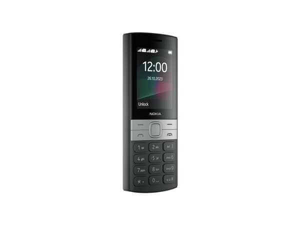Nokia 150, Meny, Single SIM, 6,1 cm (2,4"), 0,3 MP, 1450 mAh, Svart, Silver