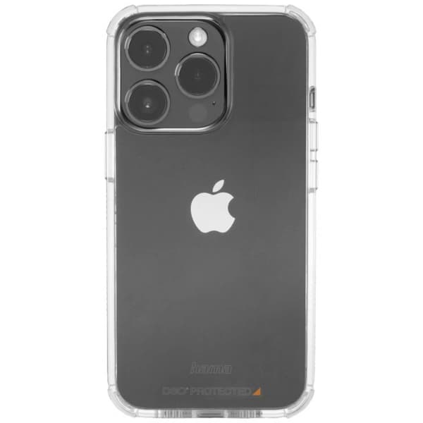 Hama Extreme Protect Backcover Apple iPhone 15 Pro Transparent Stöttålig 00136018