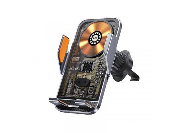 WEKOME WP-U204 Vanguard Series - Automatisk bilholder med 15W trådløs lading (svart)
