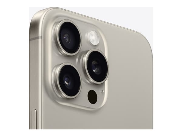 Apple iPhone 15 Pro Max - 5G smartphone - dobbelt-SIM / Internminne 512 GB - OLED-display - 6.7" - 2796 x 1290 pixels (120 Hz) - 3x bakkamera 48 MP,