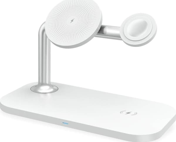 RealPower ChargeAIR Mag, Innendørs, USB, Trådløs lading, 1 m, Hvit