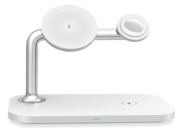RealPower ChargeAIR Mag, Innendørs, USB, Trådløs lading, 1 m, Hvit