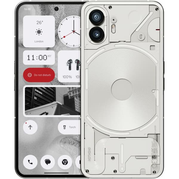 Smarttelefoner Nothing Phone 2 6,7" 256 GB 12 GB RAM Octa Core Hvit