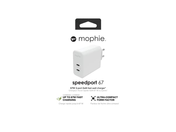 mophie 409909304, Innendørs, AC, Hvit