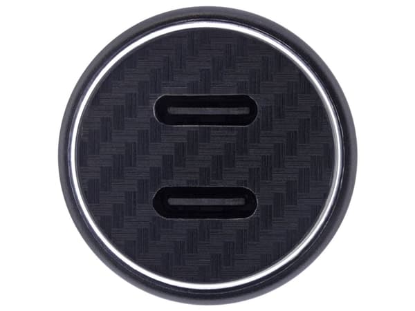 InLine® USB-autovirtasovitin Power Delivery, 2x USB Type-C, musta (31502Y)