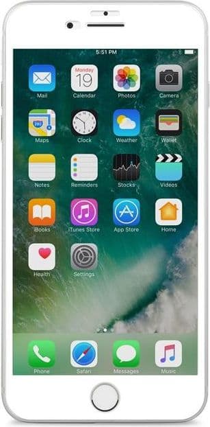Moshi IonGlass, Apple, iPhone 7 Plus, Ripebestandig, Gjennomsiktig, 1 stykker