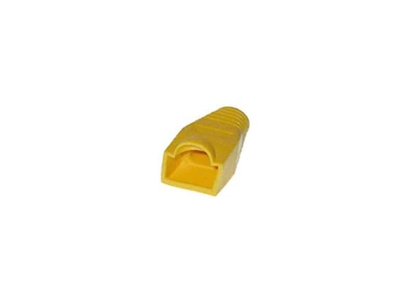 Tecline RJ45, Cable boot, Gul, RJ45, 10 styck