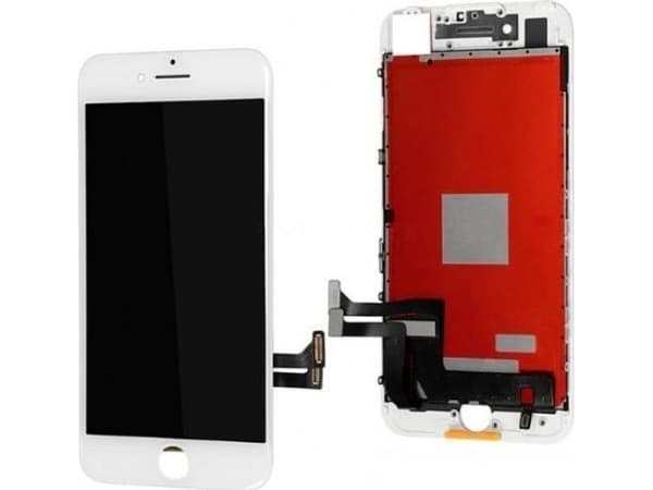 Renov8 Display LCD & Touch Screen for iPhone 7 Plus (LG) + Glass & Flat cable (OEM) - White