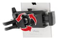 Miniatyrbilde 3 av 5: WEDO smarttelefon bilklemmeholder "Clip-it plus", svart soft-touch brakett med fjærmekanisme, for smarttelefoner med - 1 stk (60 06101)