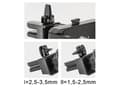 Miniatyrbilde 4 av 5: WEDO smarttelefon bilklemmeholder "Clip-it plus", svart soft-touch brakett med fjærmekanisme, for smarttelefoner med - 1 stk (60 06101)