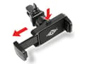 Miniatyrbilde 2 av 5: WEDO smarttelefon bilklemmeholder "Clip-it plus", svart soft-touch brakett med fjærmekanisme, for smarttelefoner med - 1 stk (60 06101)