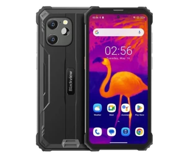 Blackview Išmanusis telefoner bv8900 8/256gb 10380 mah dualsim juoda Sort