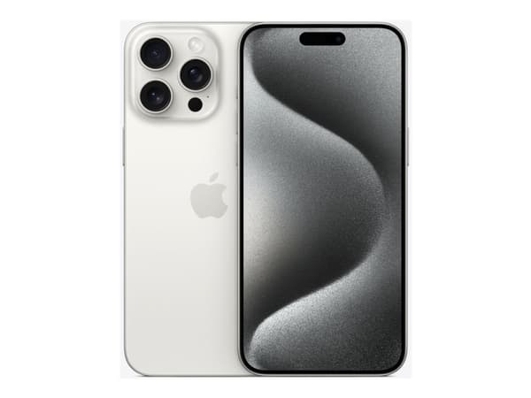 Apple iPhone 15 Pro Max - 5G smartphone - dobbelt-SIM / Internminne 256 GB - OLED-display - 6.7" - 2796 x 1290 pixels (120 Hz) - 3x bakkamera 48 MP,