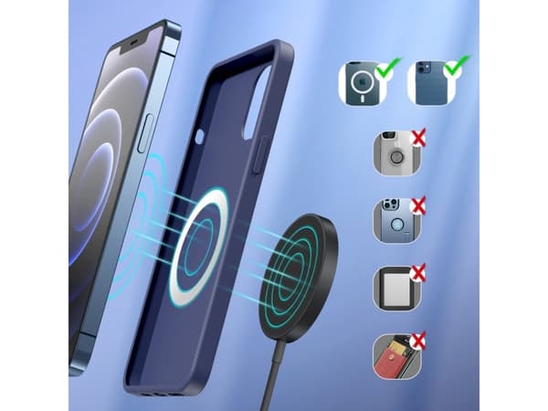 Choetech Lader Choetech Trådløs Magnetisk Lader 15W MagSafe for iPhone 12/13/14 svart (T518-F-BK)