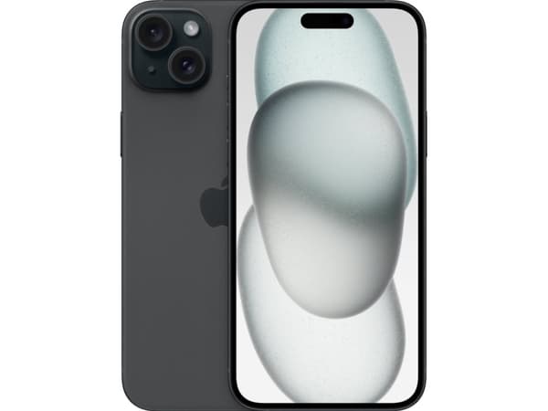 Apple iPhone 15 Plus , 17 cm (6.7"), 2796 x 1290 piksler, 128 GB, 48 MP, iOS 17, Sort Sort