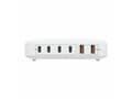 Miniatyrbilde 3 av 5: 3MK Hyper Charger PowerMax 100W 4xUSB-C + 2xUSB-A ladestasjon med lader induksjon QC+PD