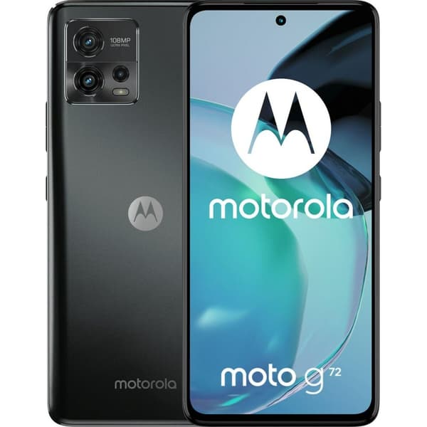 Smarttelefoner Motorola Moto G72 6,6" 1 GB RAM MediaTek Helio G99 Svart Grå Grå