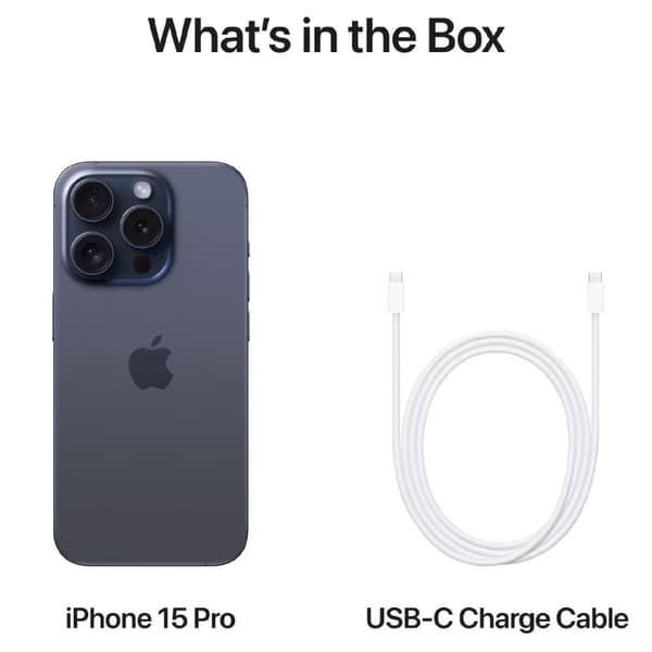 Apple iPhone 15 Pro 128GB Blue Titanium