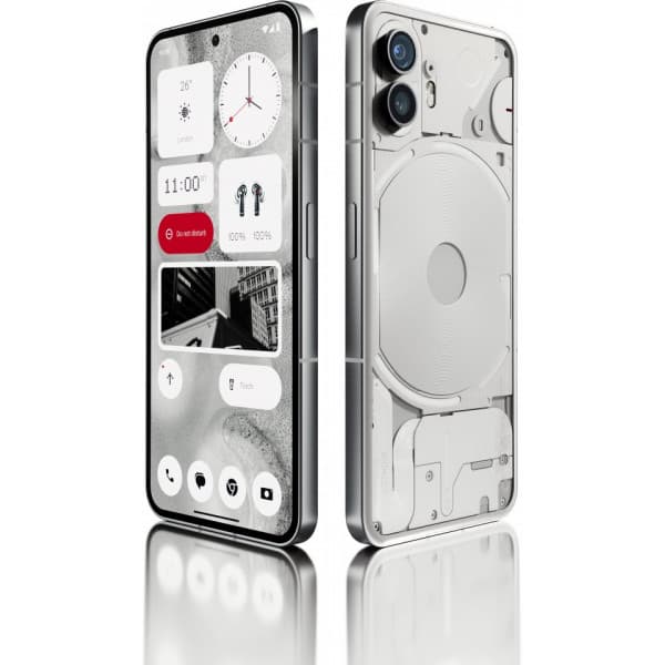Nothing Phone (2) 5G mobiltelefon, 256/12 GB, vit