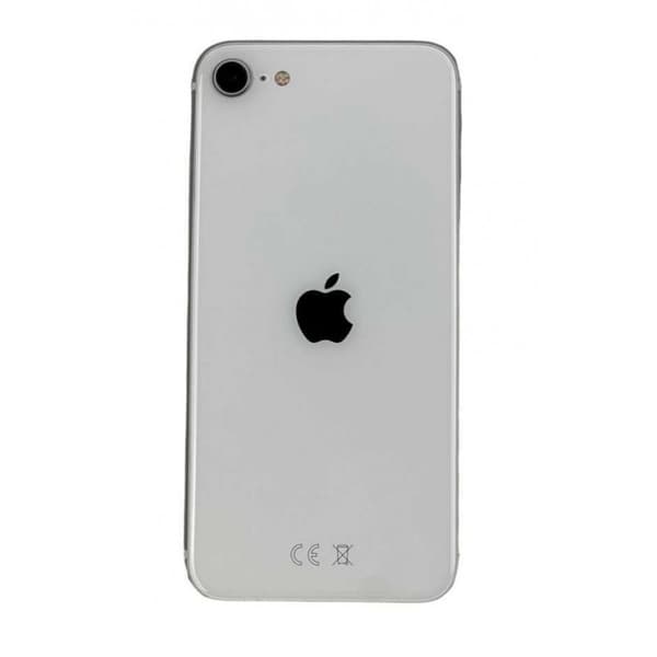BEGAGNAD iPhone SE (2020) 128GB (2nd Generation) Vit Svart Klass A