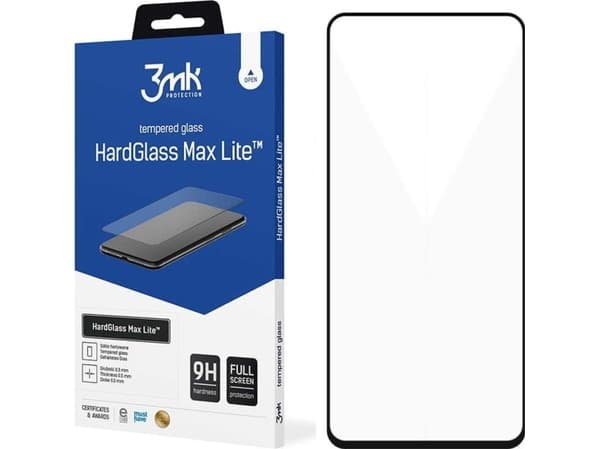 3MK HardGlass Max Lite, POCO F3 5G, 1 stk