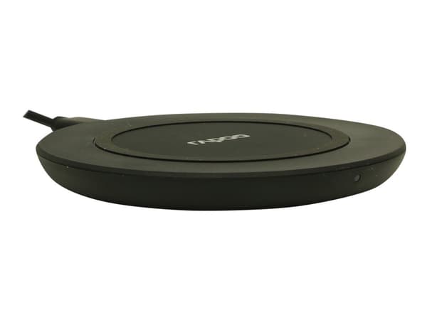 Rapoo XC140 - Trådløs ladepute + AC-strømadapter - 10 watt - 2 A - QC 3.0 - svart - Europa