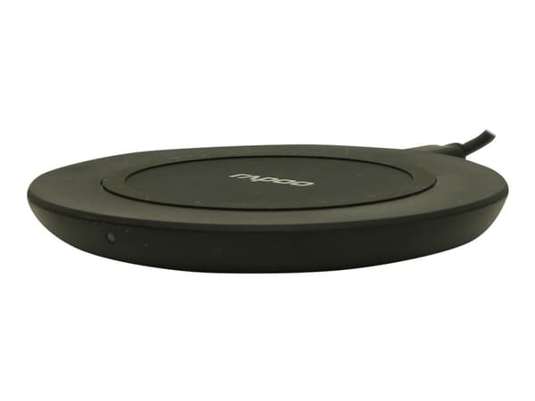 Rapoo XC140 - Trådløs ladepute + AC-strømadapter - 10 watt - 2 A - QC 3.0 - svart - Europa